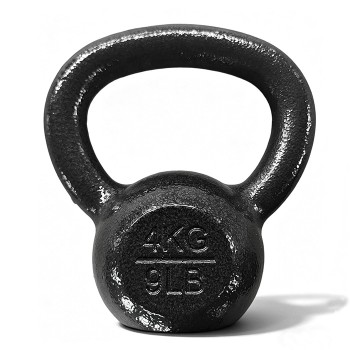 Bodyworx 7K266104 Solid Cast Iron Kettlebells (4KG)